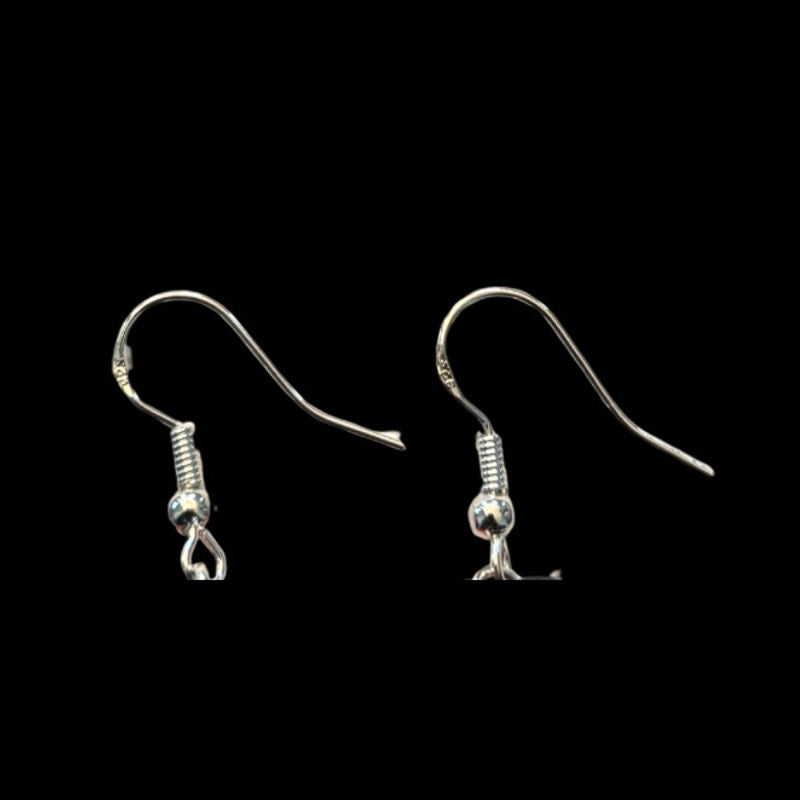 Pink Handpainted Y2K Pink Rose Charm Earrings