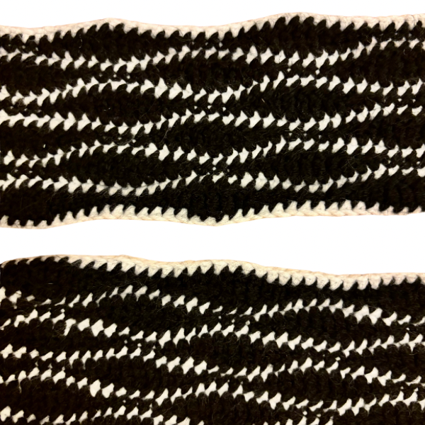 Wavy Daze Multicolor Wavy Crochet Scarf | Made by Maya