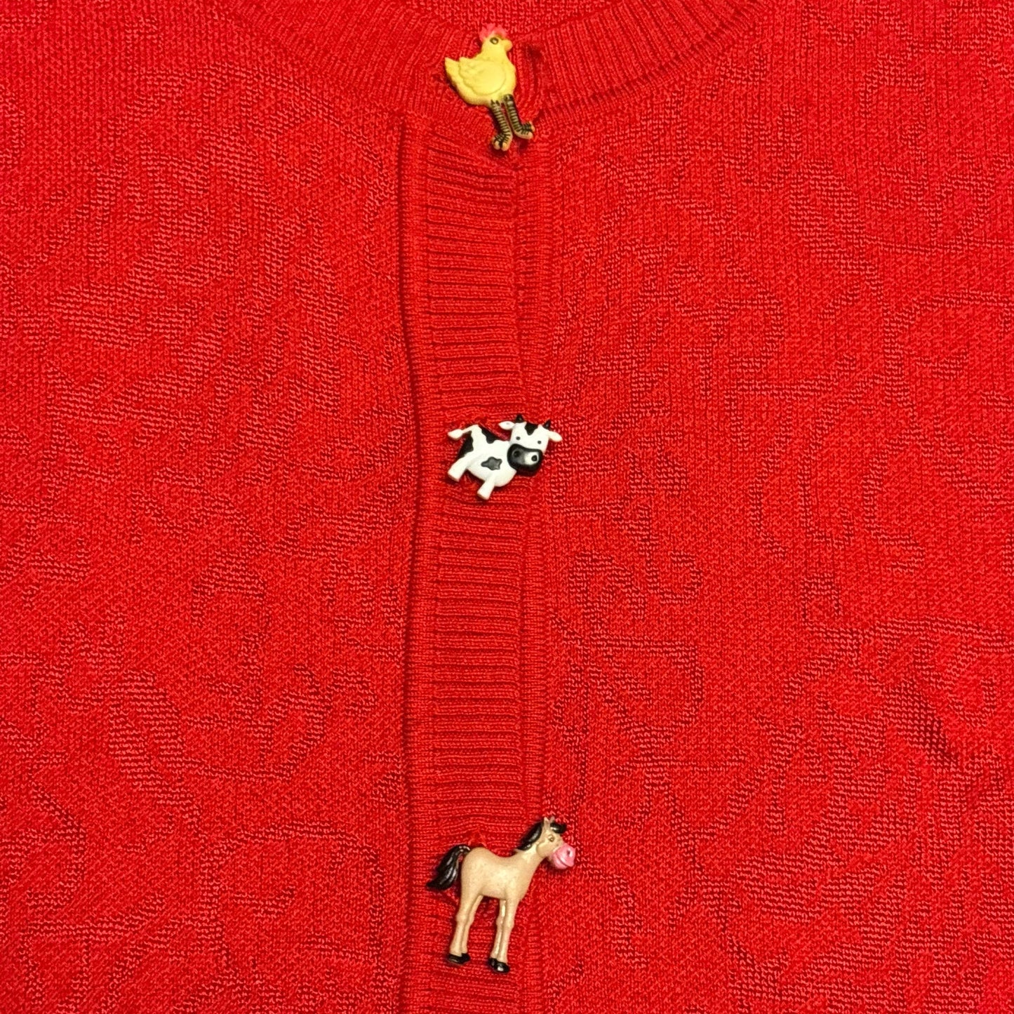 Barnyard Cardigan | Upcycled OOAK (M)