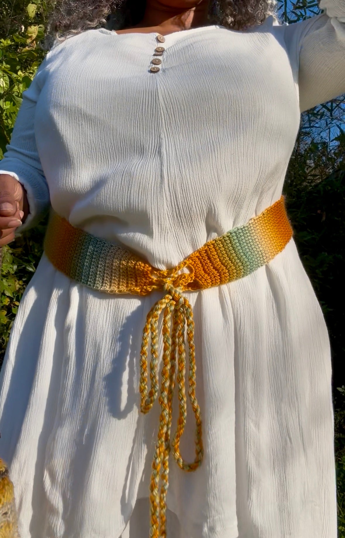 Crochet Vintage-Inspired Belt 1X-3X