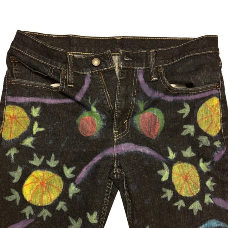 The Fool Jeans | OOAK Hand-painted (34x30)