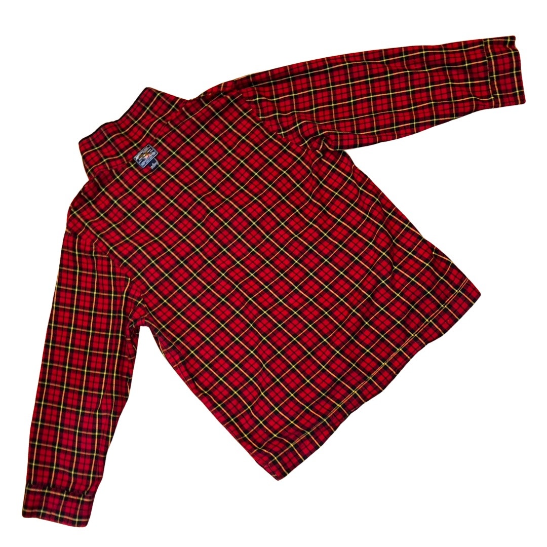 American Living Classic Cotton Red Plaid Flannel Pajama Set (L)