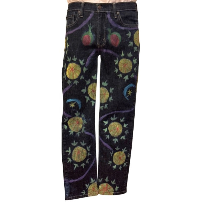 The Fool Jeans | OOAK Hand-painted (34x30)