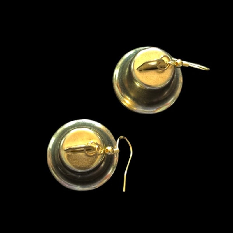Ringing Gold Bell Earrings