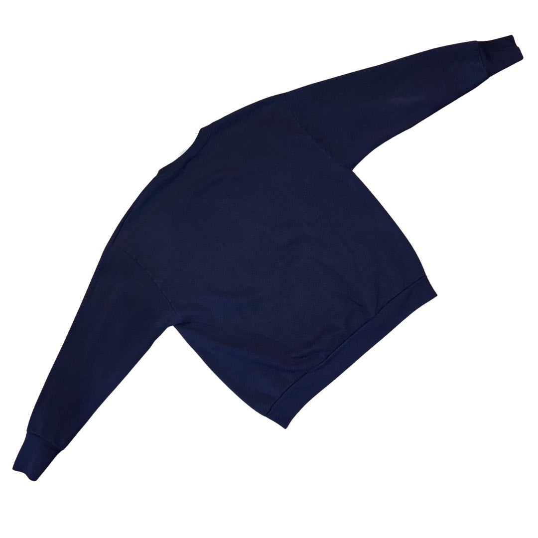 1990’s Vintage Navy Blue “Babysitters are Special” Crewneck Sweater (L)