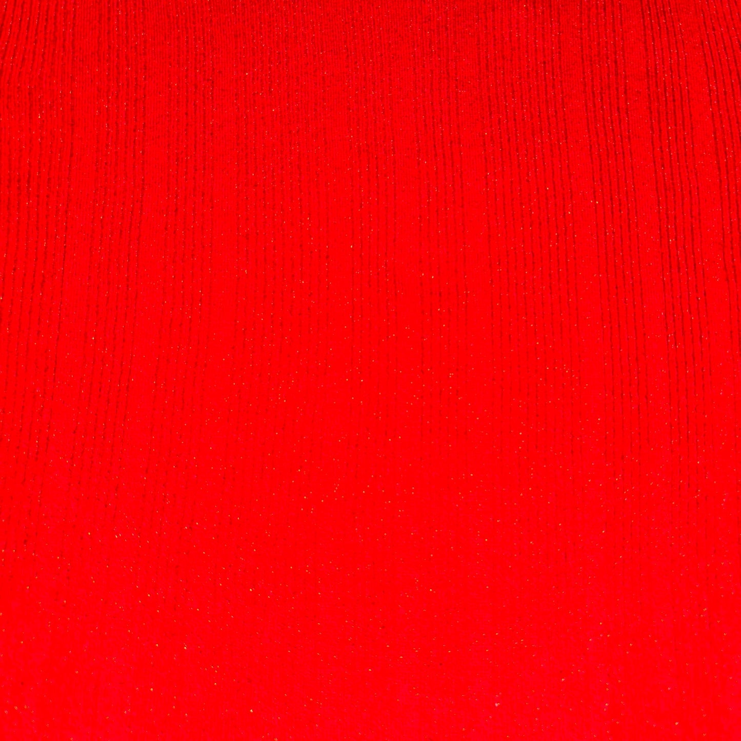 Vintage Red Stretchy Sparkly Ribbed Knit Turtleneck Long Sleeve Shirt