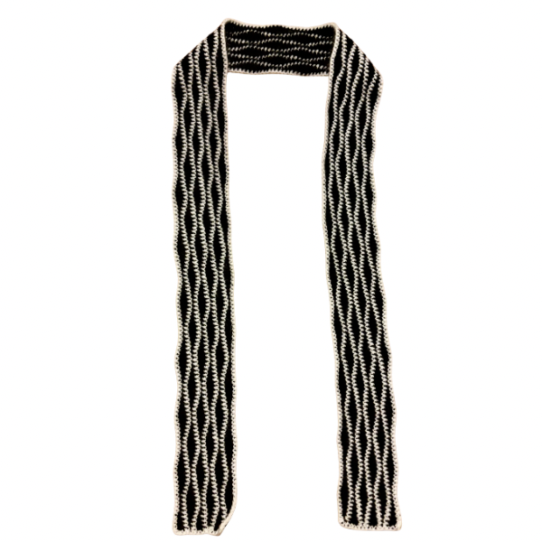 Wavy Daze Multicolor Wavy Crochet Scarf | Made by Maya