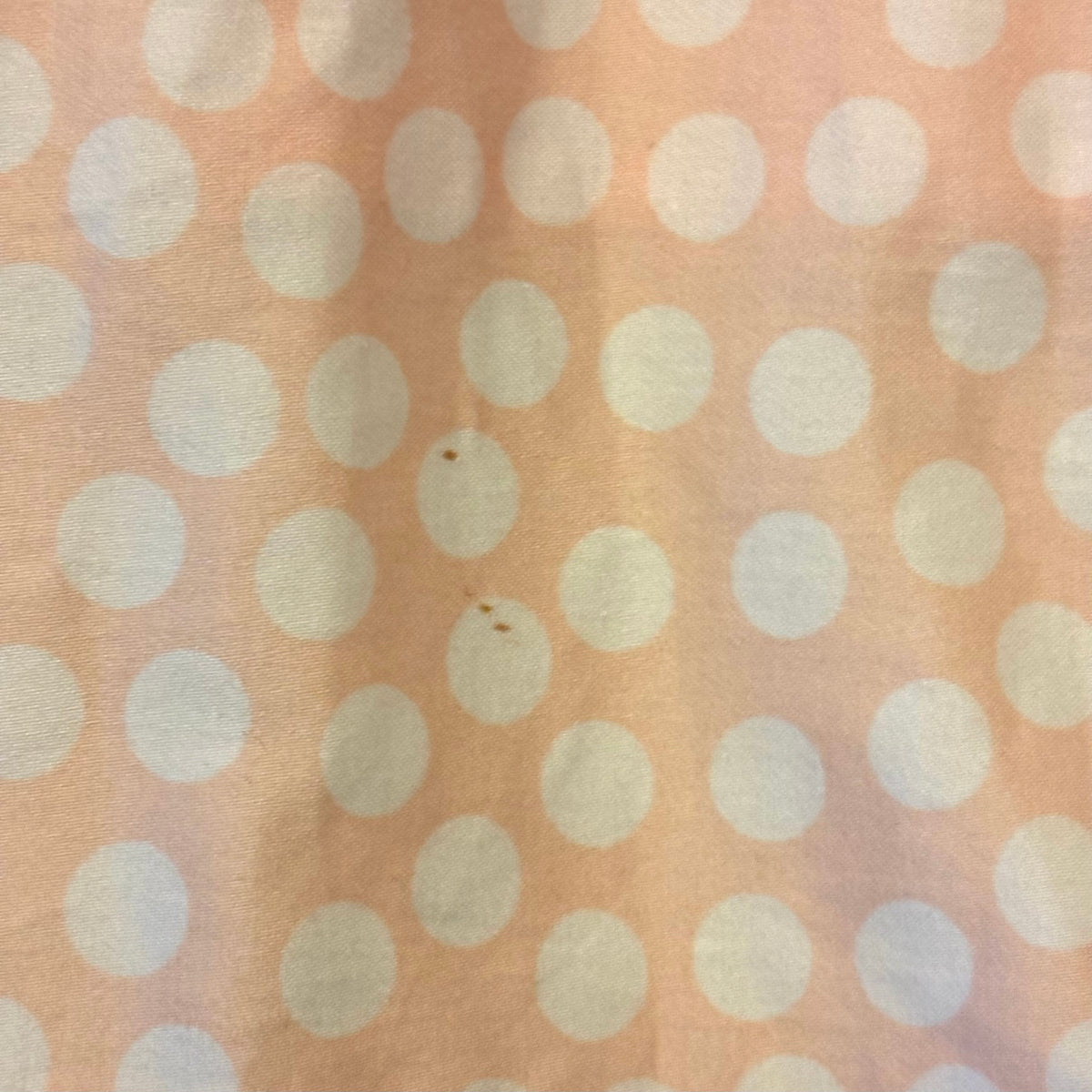 Cherry Blossom Pink & White Polka Dot Sleevless A-Line Shirtwaist Dress (M)