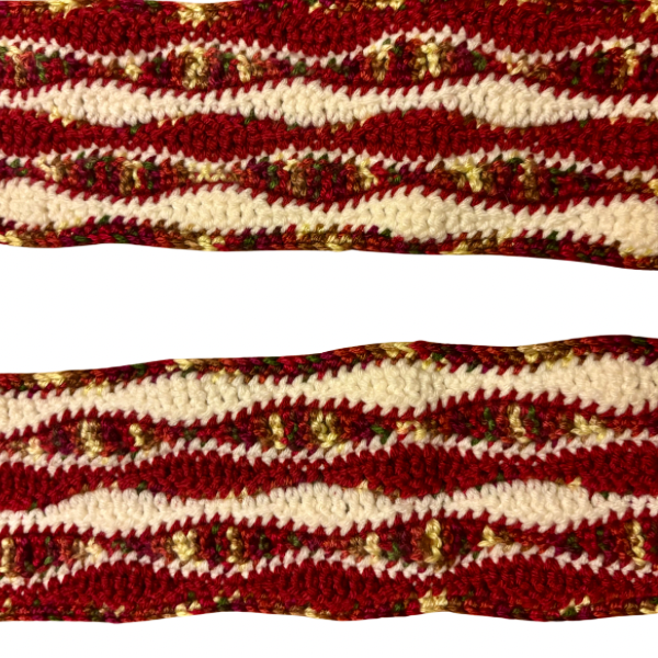 Wavy Daze Multicolor Wavy Crochet Scarf | Made by Maya