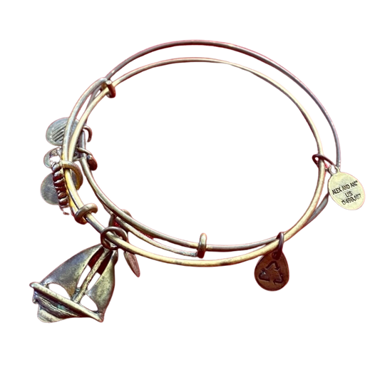 Alex & Ani Bronze Nautical Bracelets (Set of 2)