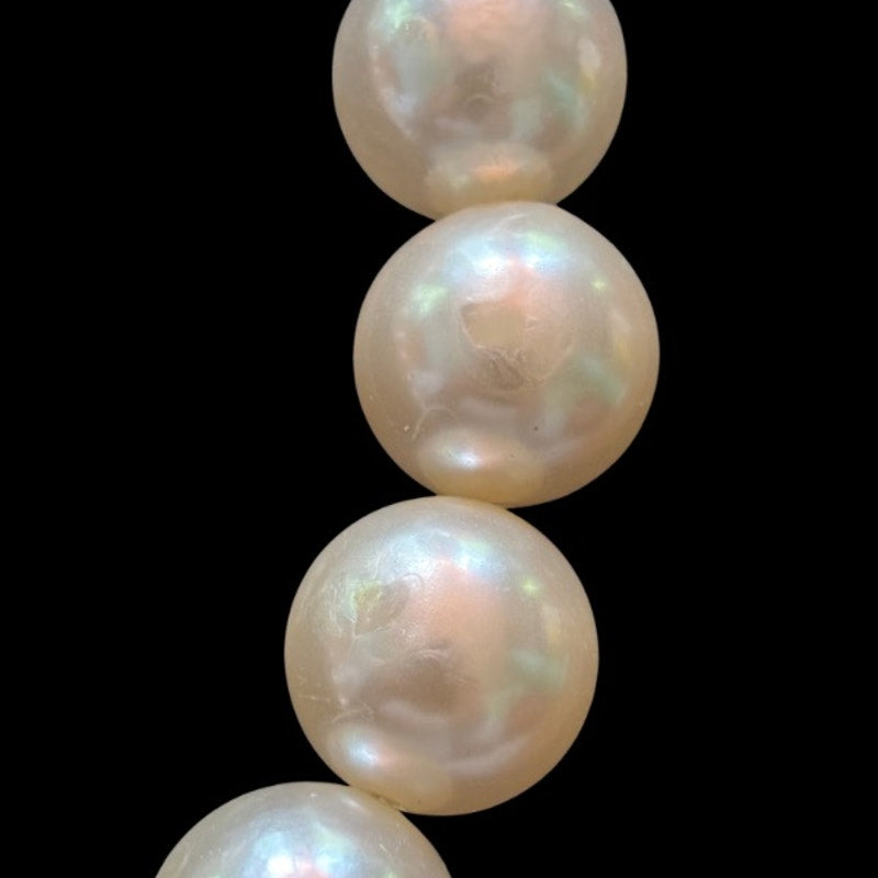 Giant Pearl Beaded Choker Necklace