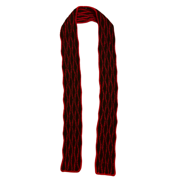 Wavy Daze Multicolor Wavy Crochet Scarf | Made by Maya