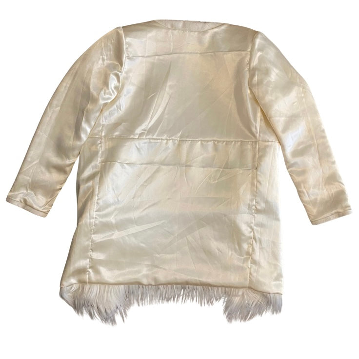 🔔 Polar White Faux Fur Jacket (S/M)