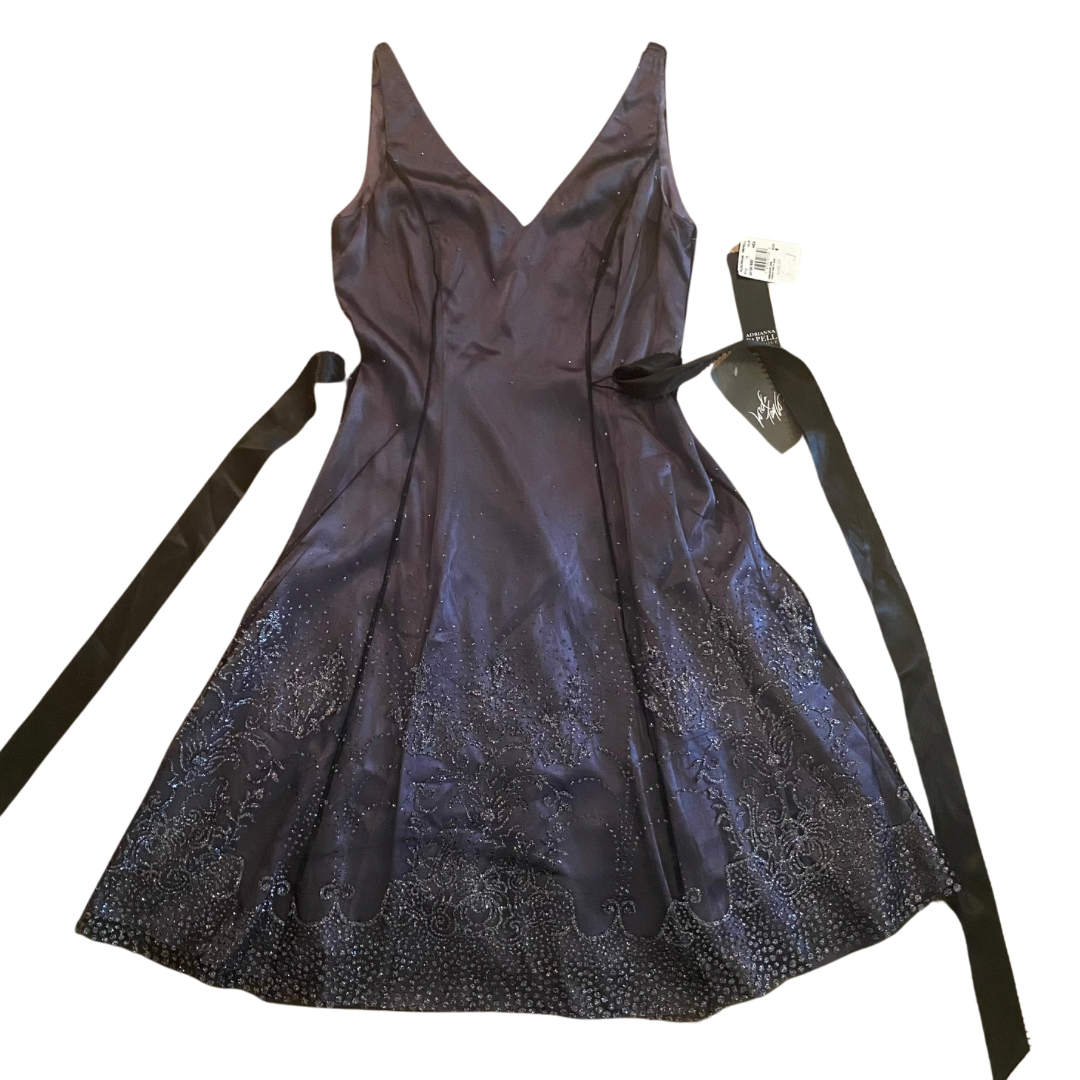 New With Tags - Purple, Black & Silver Party Dress (S)