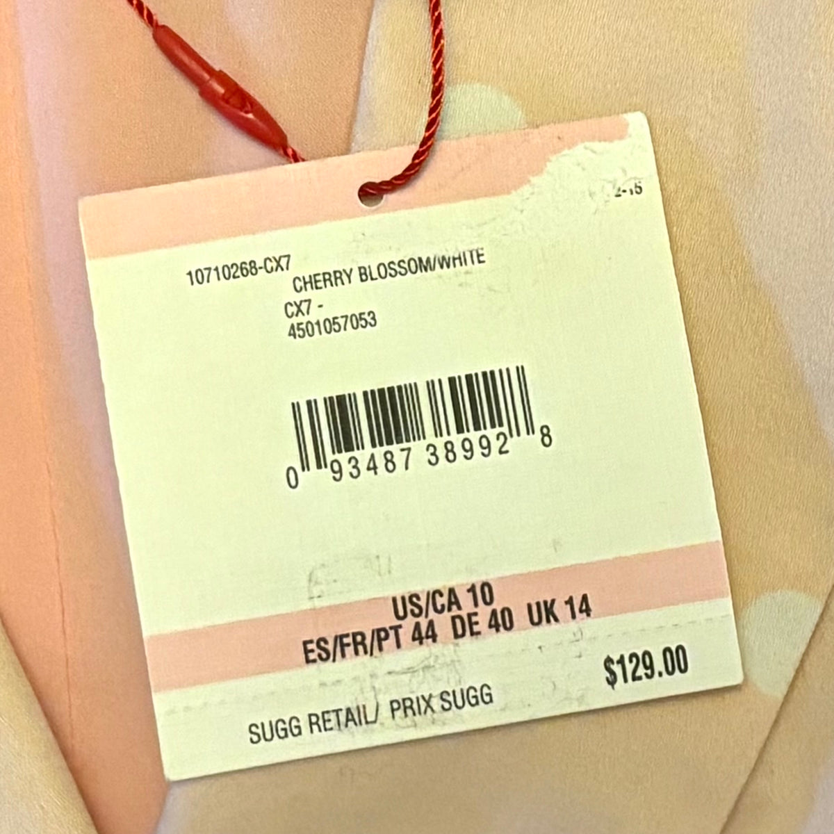 Cherry Blossom Pink & White Polka Dot Sleevless A-Line Shirtwaist Dress (M)