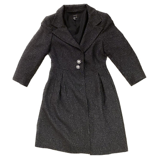 Upcycled Knit Slate Grey/Silver ¾ Sleeve Jacket (S)