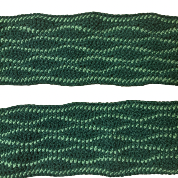 Wavy Daze Multicolor Wavy Crochet Scarf | Made by Maya