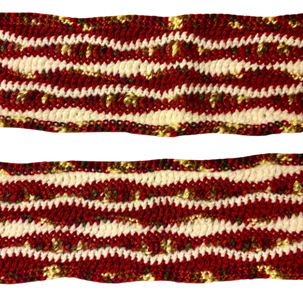 Wavy Daze Multicolor Wavy Crochet Scarf | Made by Maya