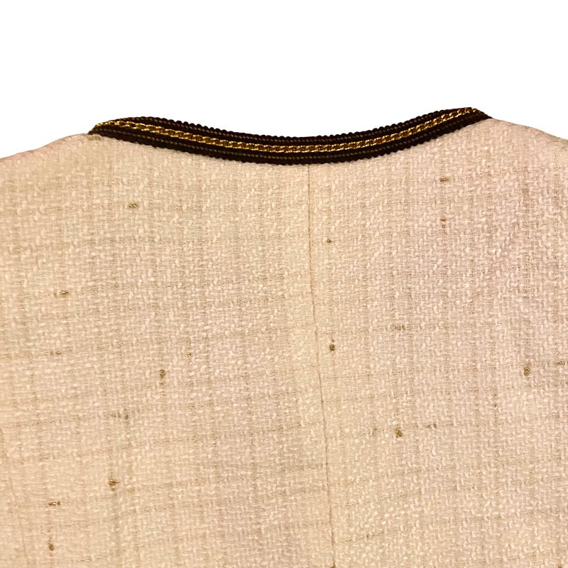 🔔 NWT Mint & Cream Tweed Jacket (L)