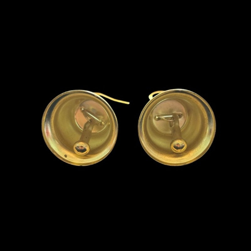 Ringing Gold Bell Earrings