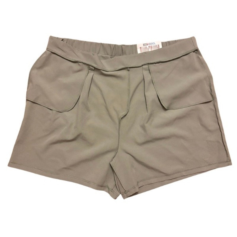 Vintage Birds and Purple Flowers Patch Embellished Sage Green NWT High-Waisted Shorts (XXL)
