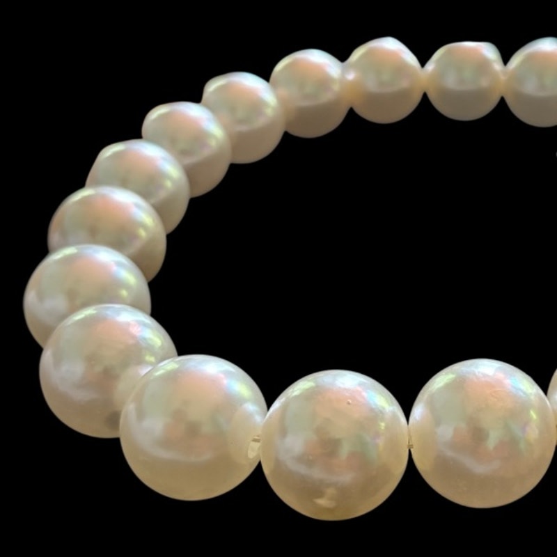 Giant Pearl Beaded Choker Necklace
