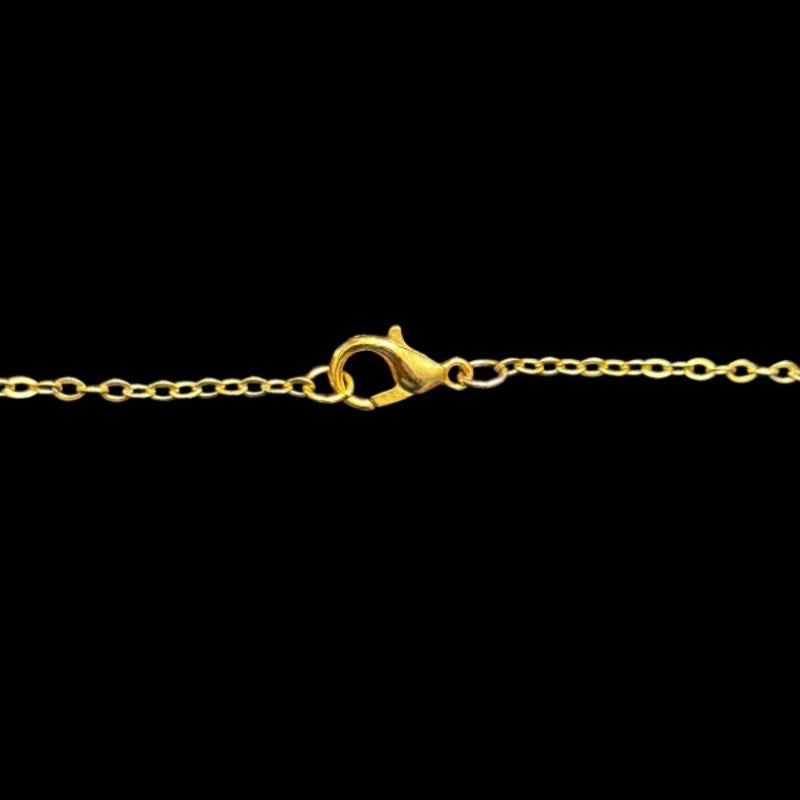 Beaded Tassel and Key Charm Gold-toned Drop Pendant Choker Necklace