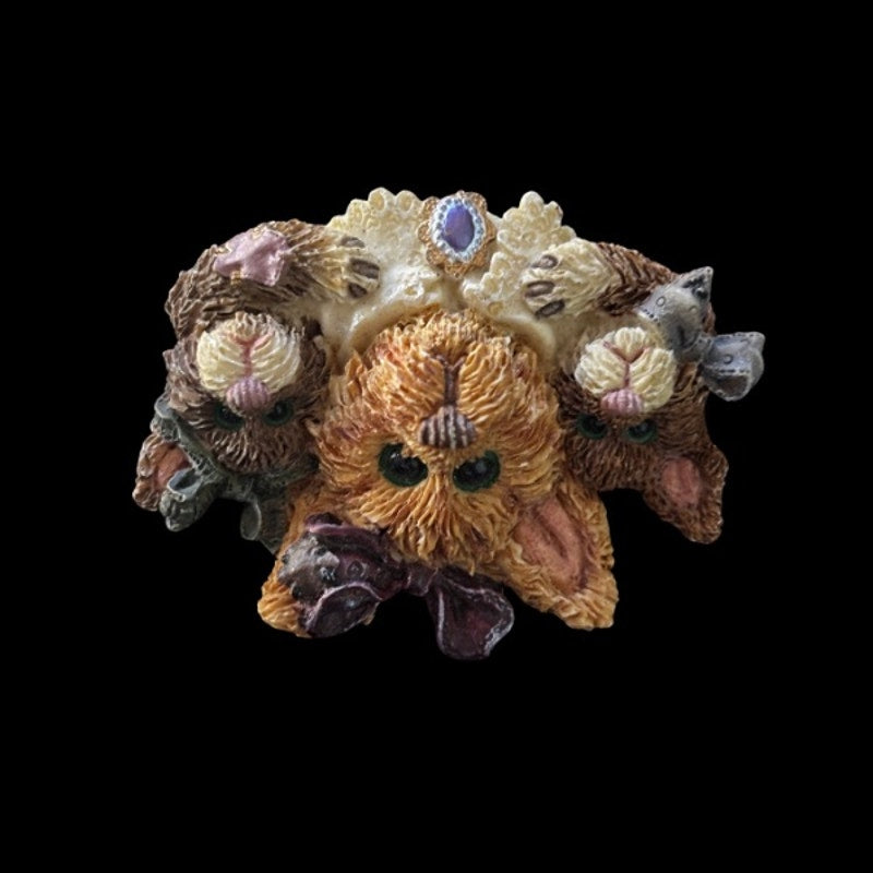Vintage Victorian Terrier Puppies Brooch