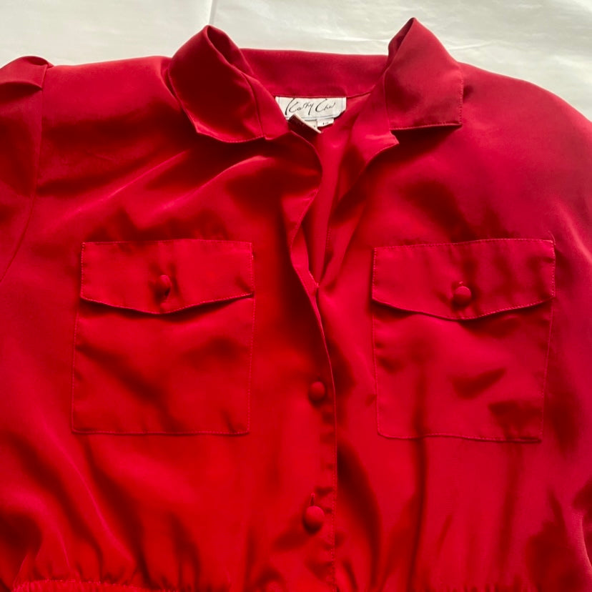 🔔 Maraschino Cherry Red Midi Dress (12)