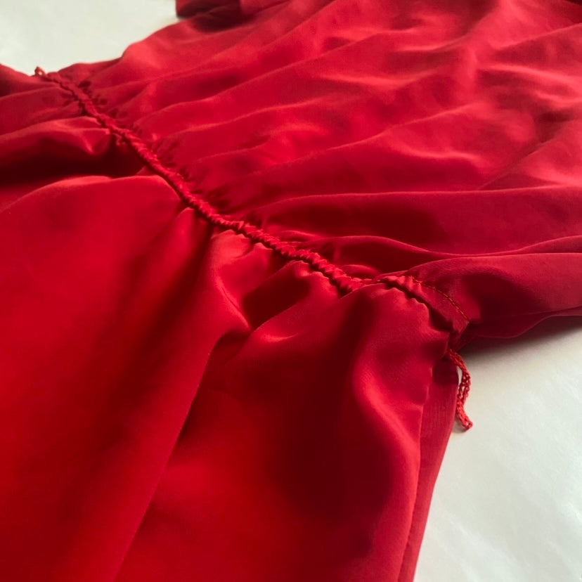 🔔 Maraschino Cherry Red Midi Dress (12)